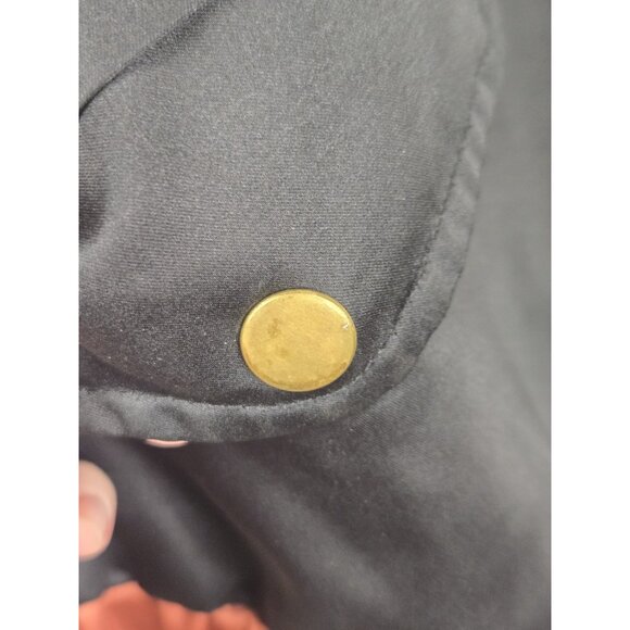 Stine Goya Embroidered Bomber Jacket Womens L Satin Full Zip Brown Black - Picture 8 of 12